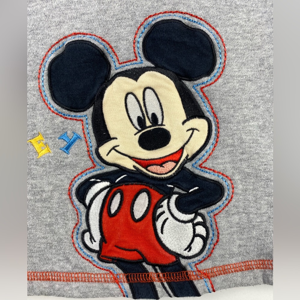 Disney Mickey Mouse 3D Ears Sweatshirt Hoodie Size 24 M - Picture 4 of 9